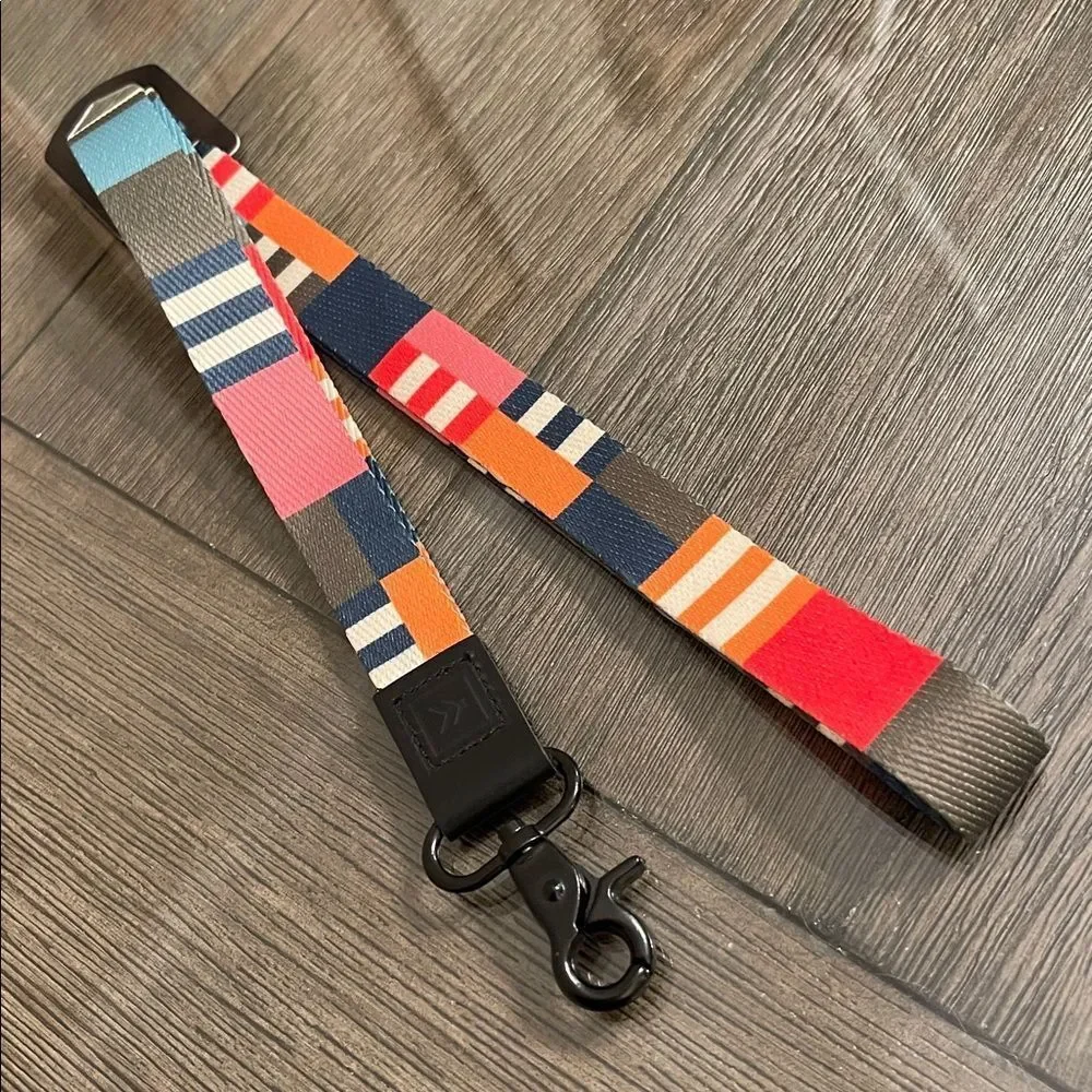 THREAD NECK LANYARD BRIGHTON Colorful Striped Lanyard